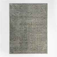 Rhodes Performance Traditional Blue Handknotted Area Rug 6'x9'