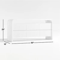 Rica 60" Grasscloth 6-Drawer Dresser by Leanne Ford