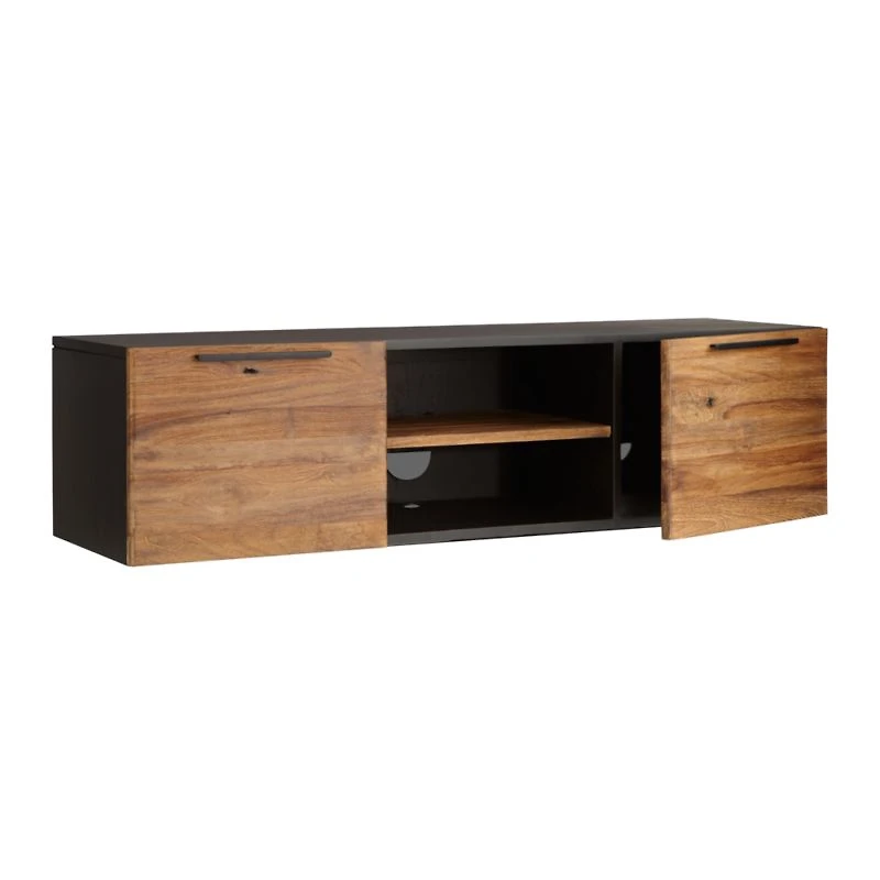 Rigby Natural 55" Small Floating Storage Media Console