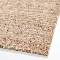 Rimini Wool Handwoven Camel Brown Area Rug 8'x10'