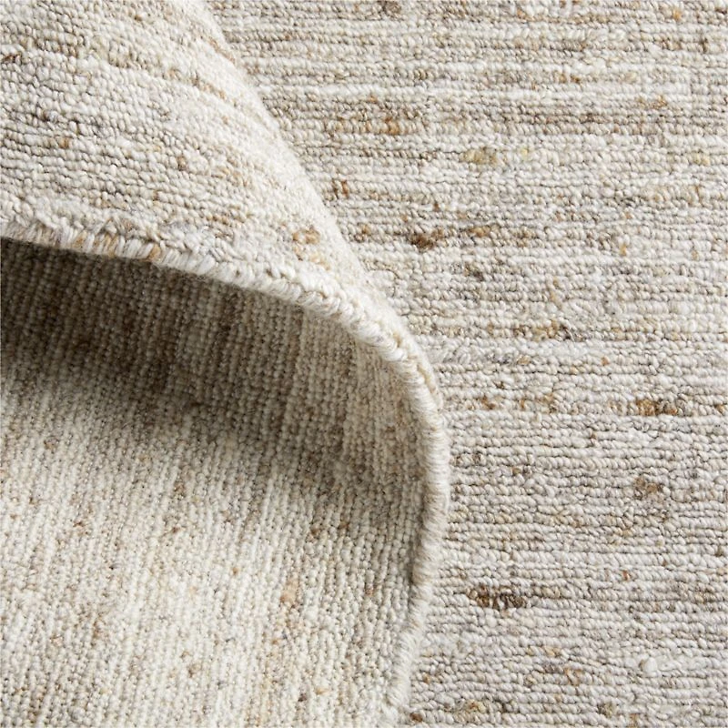 Rimini Wool Handwoven Cream Area Rug 8'x10'