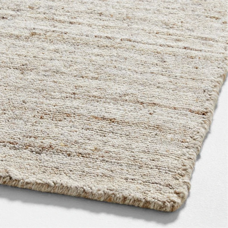 Rimini Wool Handwoven Cream Area Rug 8'x10'