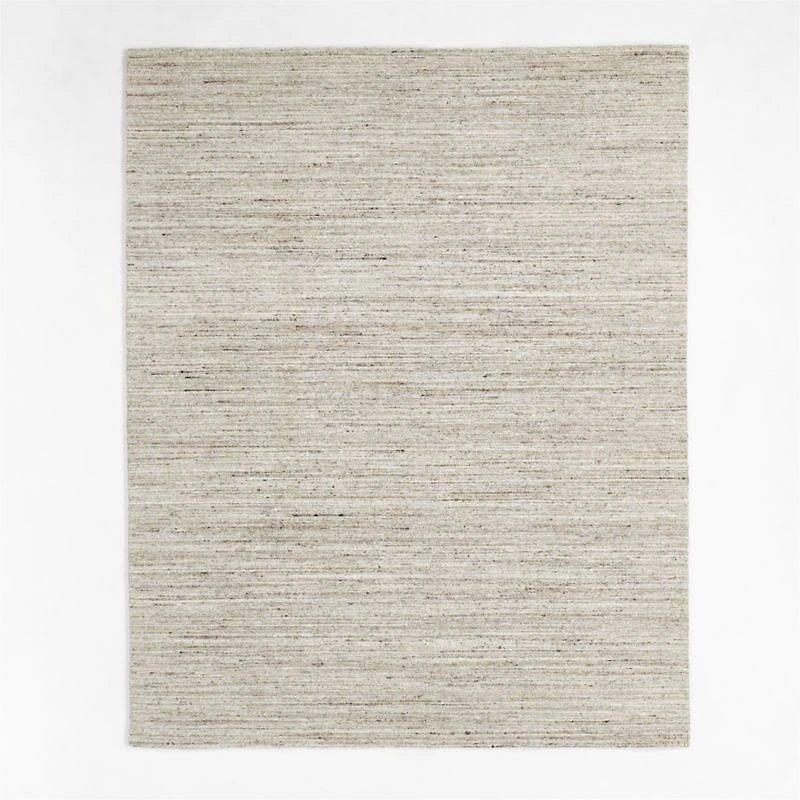 Rimini Wool Handwoven Cream Area Rug 8'x10'