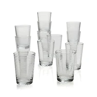 Rings 7-Oz. Juice Glasses, Set of 12