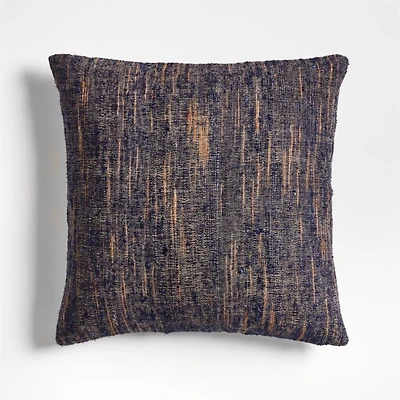 Riviera 20"x20" Deep Indigo Blue Throw Pillow Cover