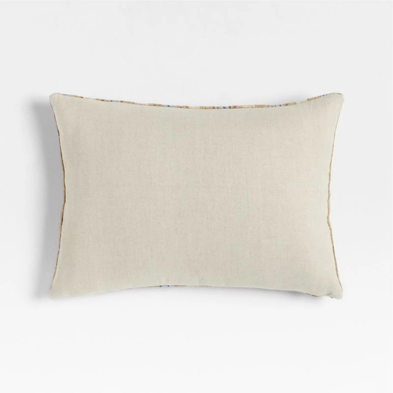 Riviera Stripe 24"x16" Pale Blue Throw Pillow Cover