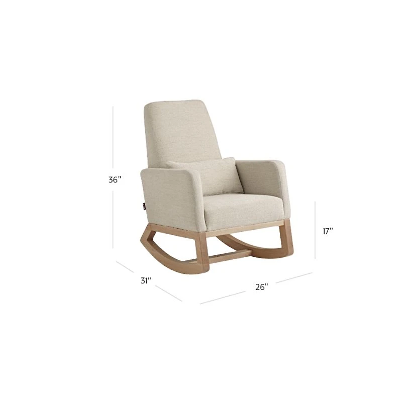 Joya Cream Nursery Rocking Chair