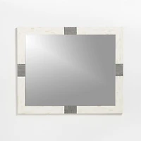 Roman Rectangular Bone Inlay Mirror