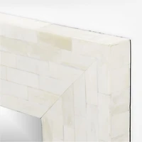 Roman Rectangular Bone Inlay Mirror
