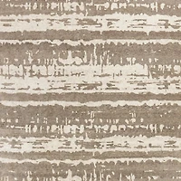 Rome Wool Blend Hand-Knotted Taupe Area Rug 6'x9'