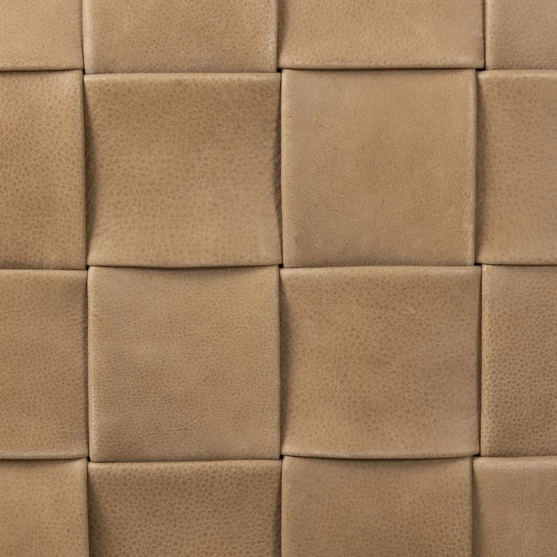 Ronan Leather Ottoman