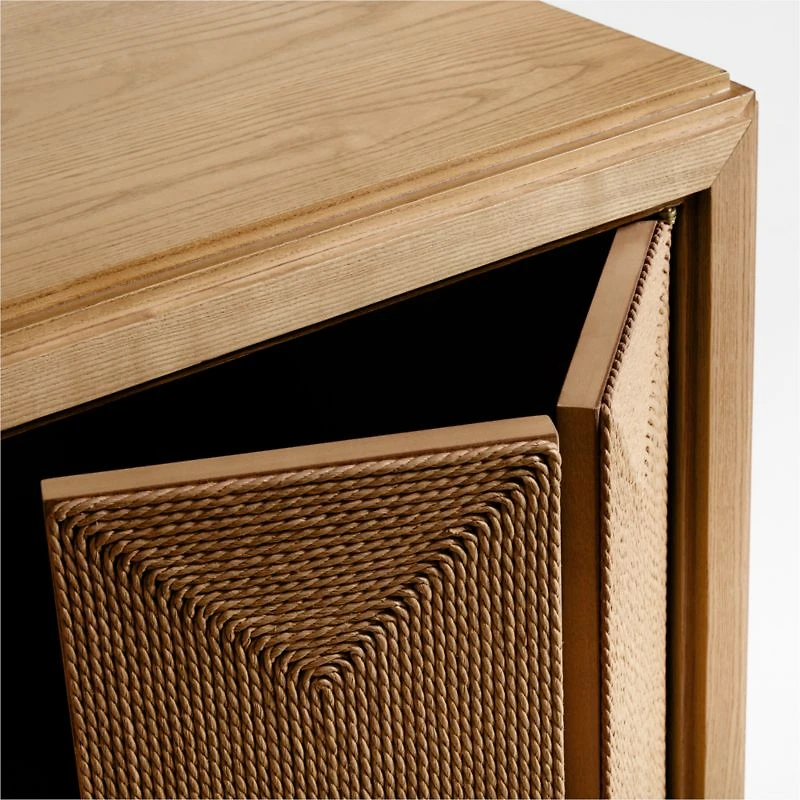 Roseau 69" Natural Wood Credenza