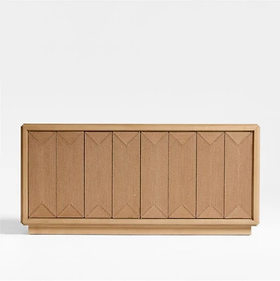 Roseau 69" Natural Wood Credenza