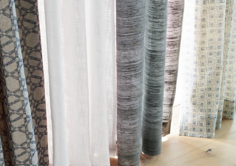 Silvana Silk Dark Grey Curtain Panel 48"x84"