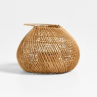 Rota Natural Woven Lantern 9"