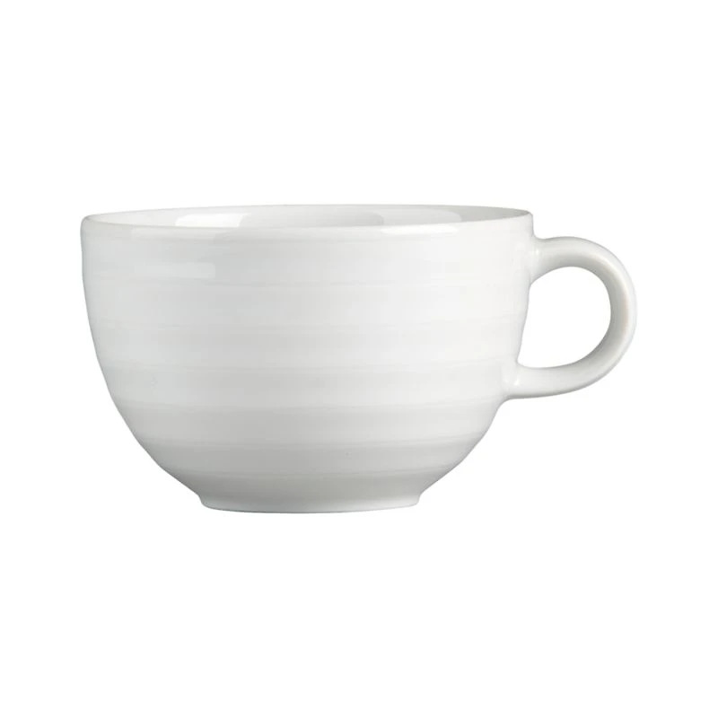 Roulette 8-oz. White Porcelain Cup