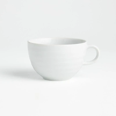 Roulette 8-oz. White Porcelain Cup