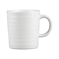 Roulette 10-oz. White Porcelain Mug