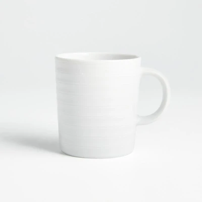 Roulette 10-oz. White Porcelain Mug