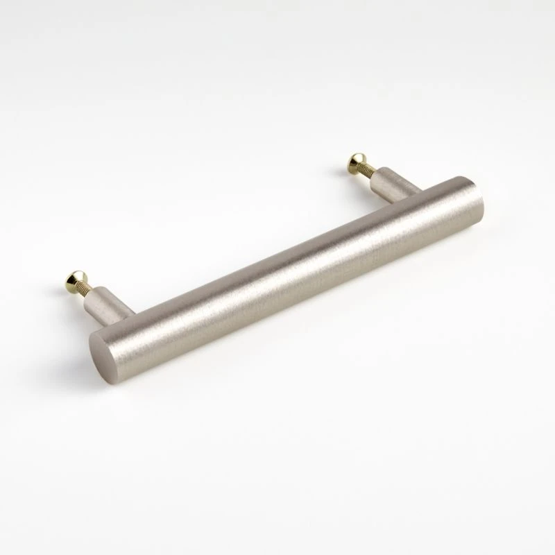 Round 3" Brushed Nickel Bar Pull