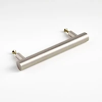 Round 3" Brushed Nickel Bar Pull
