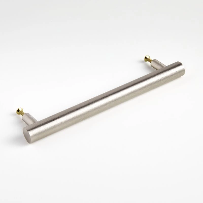 Round 3" Brushed Nickel Bar Pull