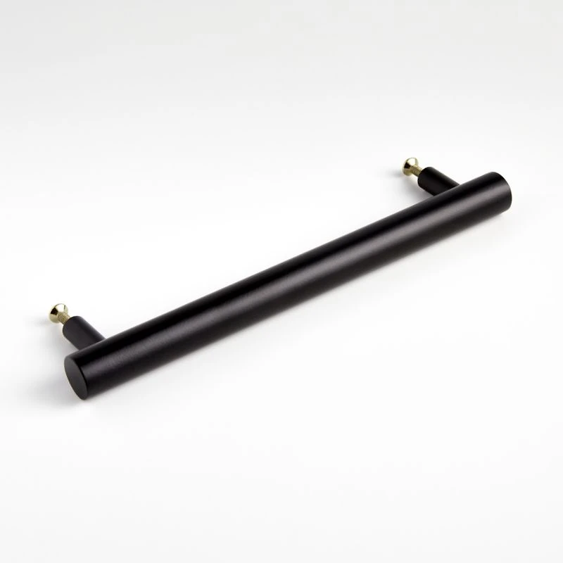 Round 4" Matte Black Bar Pull