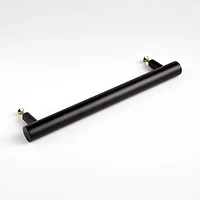 Round 4" Matte Black Bar Pull