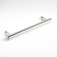 Round 6" Polished Nickel Bar Pull