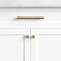Round Antique Brass Knob