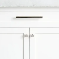 Round 6" Polished Nickel Bar Pull