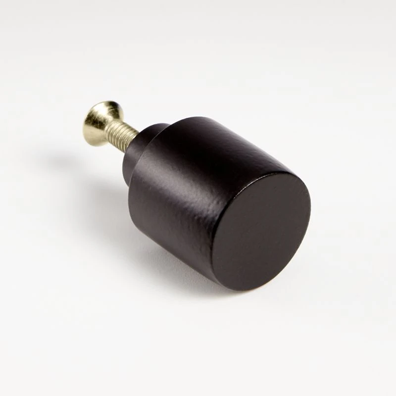 Round 4" Matte Black Bar Pull