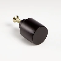 Round 4" Matte Black Bar Pull