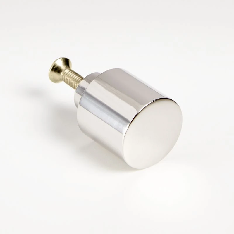 Round 6" Polished Nickel Bar Pull