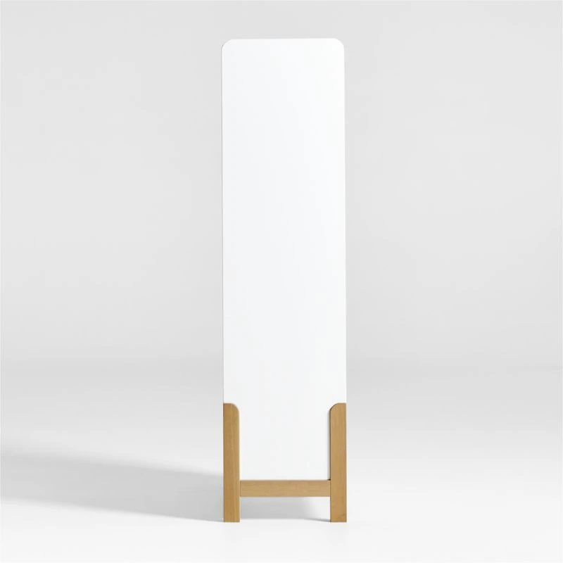 Rue White Wood 8-Cube Bookcase