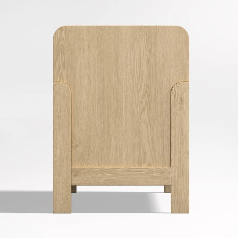 Rue Natural Wood -Cube Low Bookcase