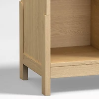 Rue Natural Wood -Cube Low Bookcase