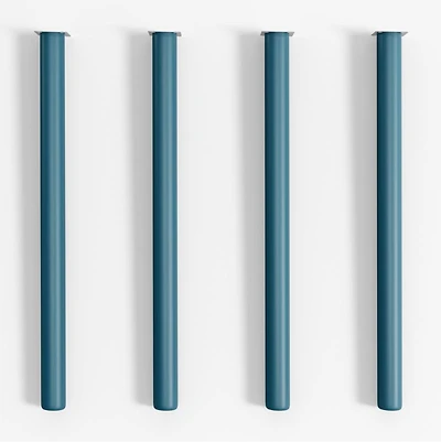 Rue Midnight Blue 30" Wood Kids Table Legs