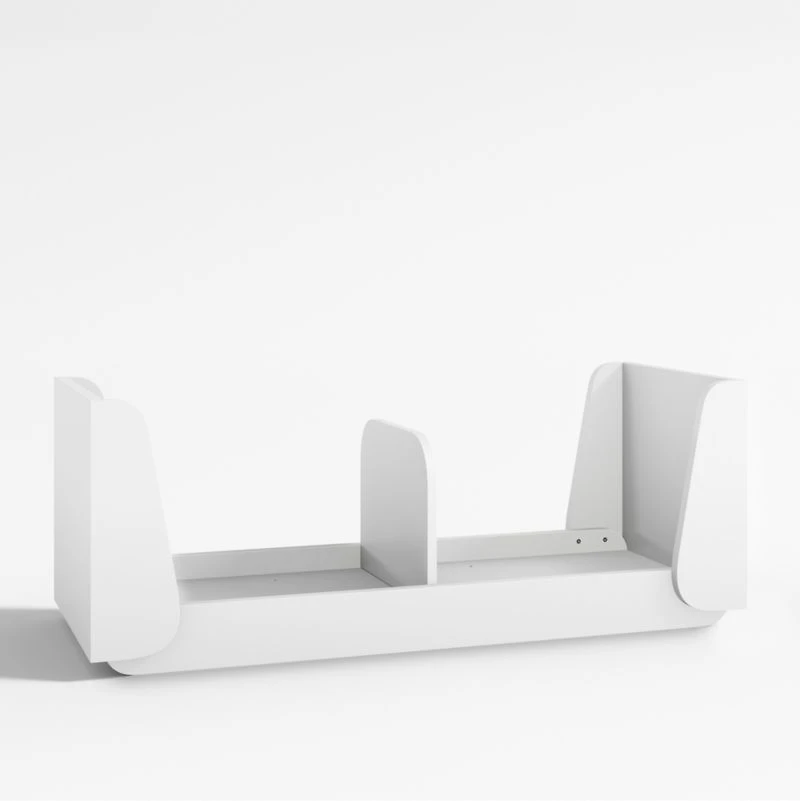 Rue White Stackable Floor Storage Bin