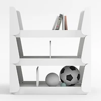 Rue White Stackable Floor Storage Bin