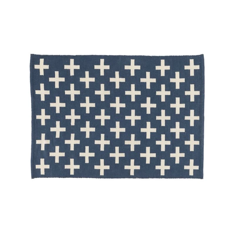 Positive 4x6' Blue Performance Kids Rug