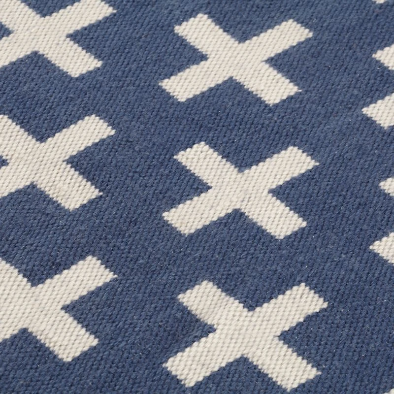 Positive 4x6' Blue Performance Kids Rug