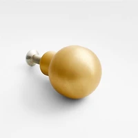 Rune Round Black Knob