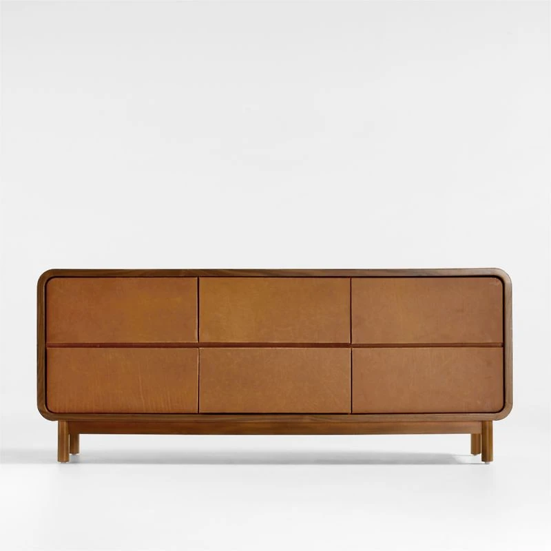 Shinola Runwell Walnut 6-Drawer Dresser