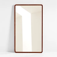 Shinola Runwell Brown Leather Mirror