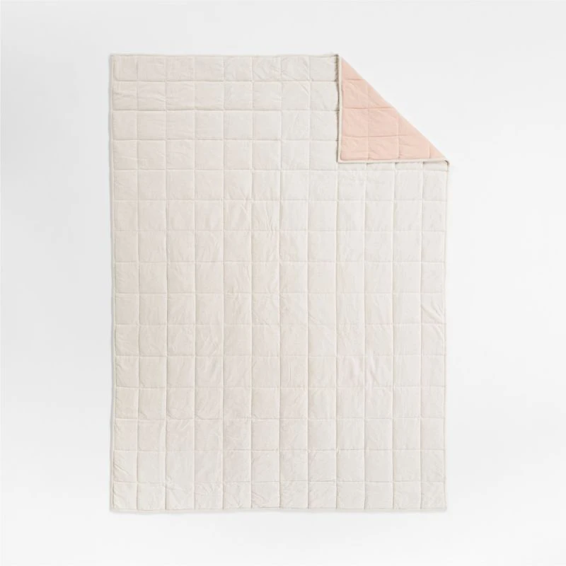 Comfy Tee Pink Reversible Cotton Jersey Kids Full/Queen Quilt