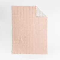 Comfy Tee Pink Reversible Cotton Jersey Kids Full/Queen Quilt