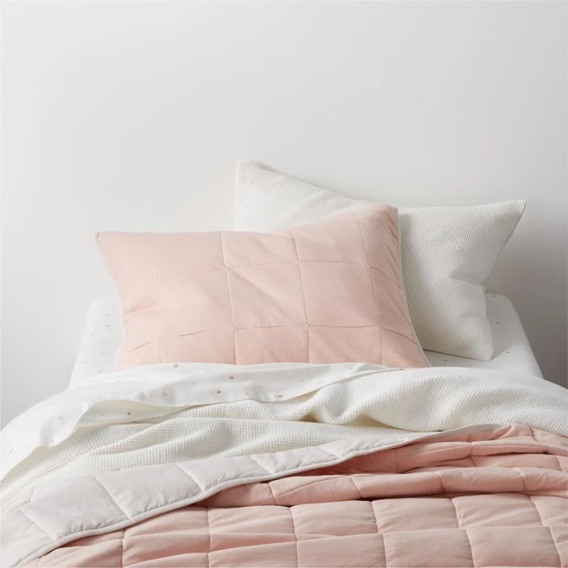 Comfy Tee Pink Reversible Cotton Jersey Kids Full/Queen Quilt