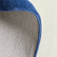 Ryka Responsibly Sourced Wool Navy Geometric Kids Rug 4x6
