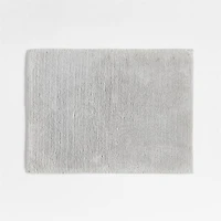 Rylan Organic Cotton Silver Bath Mat 18"x24"